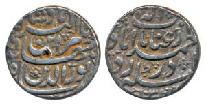 Jahangir, Silver Rupee, 11.38g, Ahmedabad Mint, Inayat couplet, AH 1034 (KM 149.4). Very F