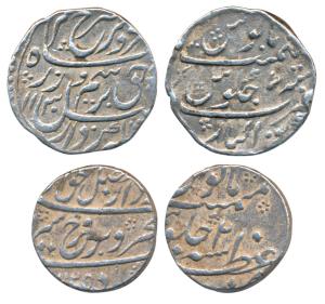 Farrukhsiyar (AH 1124-1131; 1713-1719 AD), Silver Rupee, 11.23g, Gwalior Mint, AH 1130/7 (