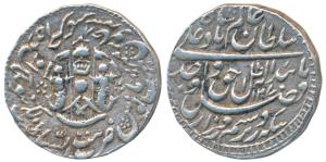 Wajid Ali Shah, Silver Rupee, 11.05g, Bait-us-Sultanat Lakhnau Mulk Awadh Akhtarnagar Mint