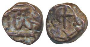 Hyderabad Feudatory, Toka (near Aurangabad), Copper Paisa, 7.68g, pseudo-Persian obverse, 