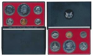 United States of America, 1976 Proof Set, Dime to Dollar. Proof, within case of issue but 