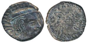 Western Kshatrapas, Kardamaka Family, Vijayasena, son of Damsena, as Mahakshatrapa SE 168,