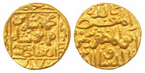 Muhammad Shah III bin Humayun Shah, Gold Tanka, 11.04g, Hazrat Muhammadabad Mint, AH 870 (