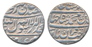 Shah Jahan (AH 1037-1068; 1628-1658 AD), Silver Rupee, 11.46g, Burhanpur Mint, names of th