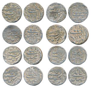 Shah Jahan, Silver Rupee (8), Patna Mint, RY 11, 12, 13, 15, 17, 23, 26 & 27, legend withi