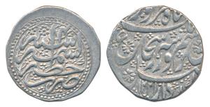 Shuja al-Mulk second reign (AH 1218-1224; 1803-1808 AD), Silver Rupee, 11g, Kashmir Mint, 