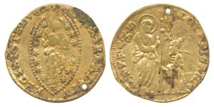 Indian Imitation, Venice, Doge Alvise IV Mocenigo (1763-1778 AD), Gold Zecchino or Sequin,