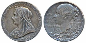 Victoria’s Diamond Jubilee Medal, Silver, 9.6g, 1837-1897, obv. matured bust of the Queen 