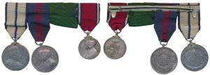 Trio, Delhi Durbar Medal 1903, Edward VII, Silver, crowned bust of the king on obv., Farsi