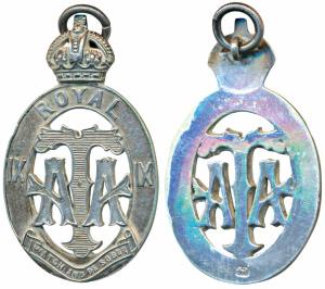 Royal Army Temperance Association, Silver Medal, obv. monogram on an oval frame surmounted