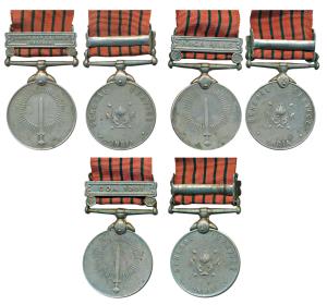 General Service Medal, Copper Nickel, Jammu & Kashmir 1947-48 bar, awarded to ME 12177 CFN